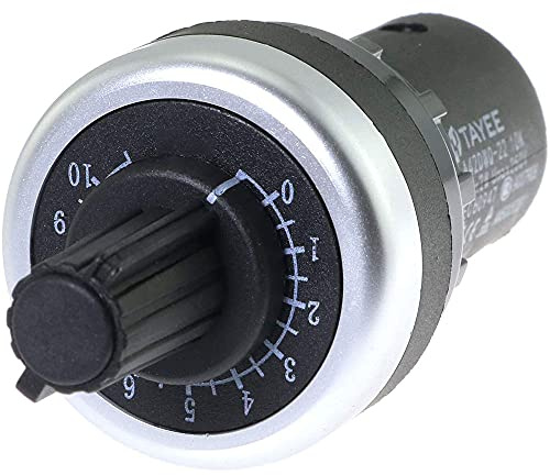 ANCLLO Potenciómetro LA42DWQ-22 5K ohmios convertidor de frecuencia IP65 VSD VFD resistencia Variable Velocidad Drive Potenciómetro rotatorio 22 mm