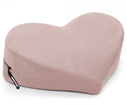 Liberator Coussin de positionnement en forme de cœur - Microvelvet Rose 14088