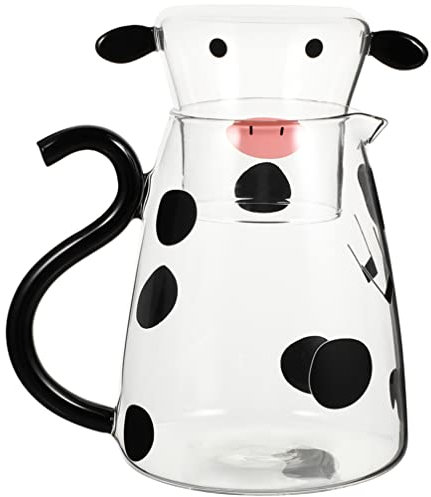 STOBAZA Schöner Aus Glas in Kuhform für Den Einsatz Im Homeoffice oder Im Restaurant