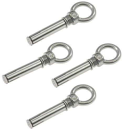 4 PCS M6*60 Stainless Steel Wall Eye Expansion Anchor Bolts