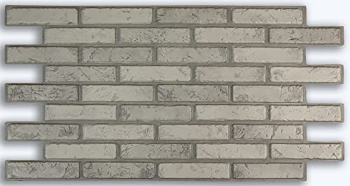 Grace Baltic 3D Wall Panels for Interior Wall Decoration, Non Adhesive Thin and Flexible PVC Panels, Interior Wall Decoration Tattoos, 3D PVC Material (10 Pieces / 4.8 m²)