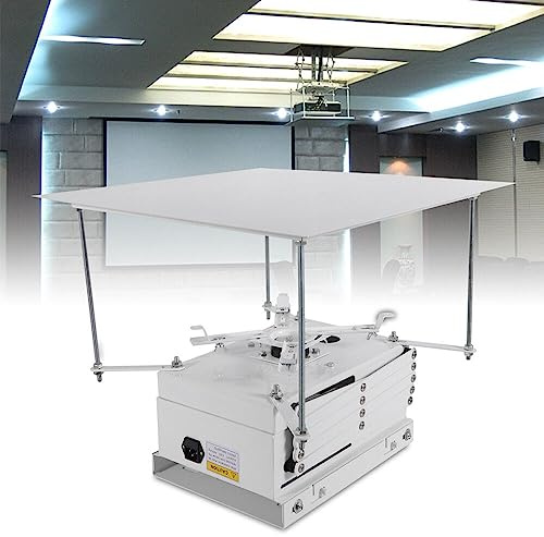 TaNeHaKi Motorisé Support De Projecteur,Maximale 10 Kg,Projecteur Ascenseur De Plafond,Motorisé Suspension avec TéLéCommande