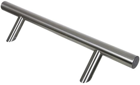 NAJDER Türgriff 45° - Edelstahl - 800 x 1000 mm - Einseitiger - Handgriff - Griff - 1 Stück - Gebürstete Stahlstruktur - Ø32 mm - AISI 304 / A2 - Premium Qualität