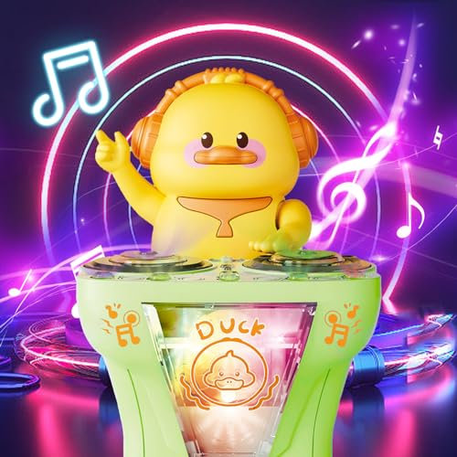 Baby Spielzeug Musik,Baby Spielzeug ab 1 Jahr Mädchen Junge,Gelbe Ente Musikspielzeug,Baby Spielzeug mit Musik und LED-Leuchten,für Babys, Kinder, Jungen oder Mädchen, Urlaub Geburtstag Geschenke