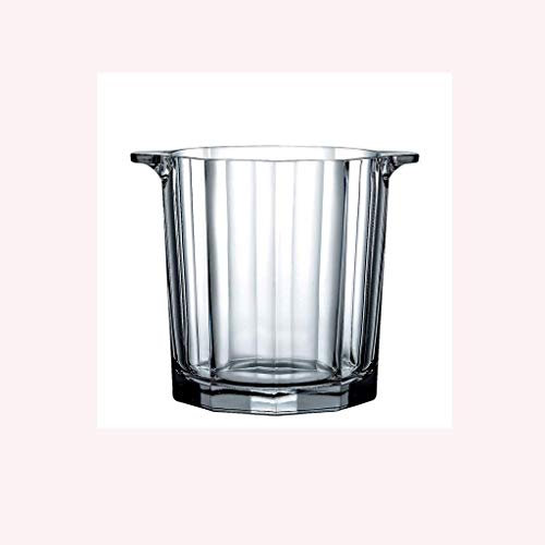 sjdoPulse Seau À Glace en Cristal – Bouteille De Vin Et Champagne Transparente De 1,6 L, Adaptée À La Famille, Baril Réfrigéré Pratique