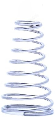 Turmfedern aus Edelstahl 304, konische Druckfeder, Kegel, Kegeldruckfeder, Drahtdurchmesser 1 mm(1x10-14x26x8mm,10pcs)