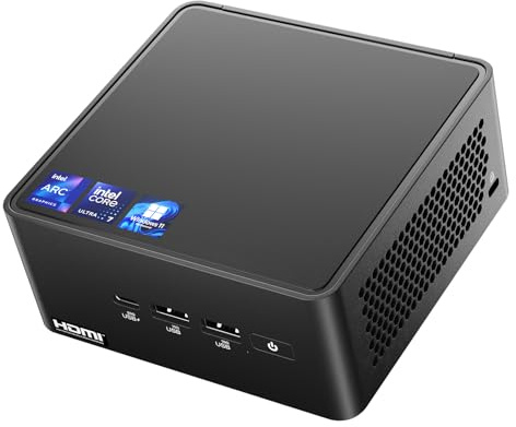 ASUS NUC 14 Pro, Intel NUC 14 Pro NUC14RVH Revel Canyon Mini-PC, CPU Core Ultra 7 155H, GPU Intel Arc, 32 GB di RAM, SSD da 2 TB, Win 11, Mini-Computer Quad-Display 8K/4K/WLAN 6E/BT 5.3/Thunderbolt 4