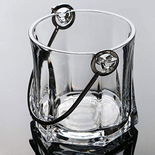 DDKYHU Seau à Glace - Seau à Glace en Cristal pour Champagne Seau à glaçons pour Bar Seau à Diamants