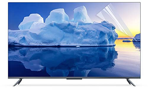 CEHJZQRPL Protection d'écran Anti lumière Bleue pour TV, Écran LCD LED 50-75, Filtre Anti-lumière Bleue/Film antireflet Mat/taux antireflet jusqu'à 90%(65in 1440x809mm)