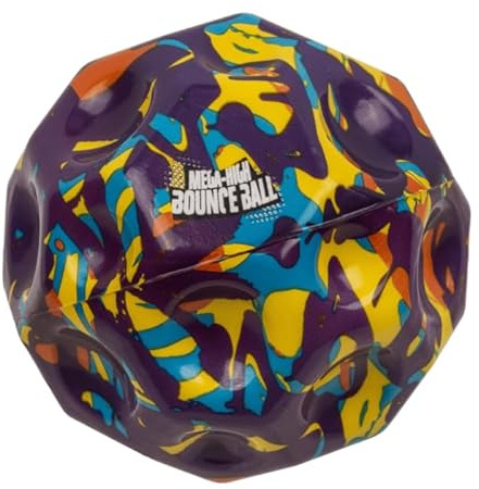 BLUECHOLON Mega High Mond Ball, hoch springender Weltraumball (extra groß 10 Zentimeter)