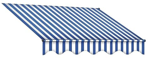 Generisch Tendone estensibile, parasole, resistente ai raggi UV, copertura in poliestere per tenda da sole a crimpare impermeabile, materiale di ricambio per tende da balcone, colore: