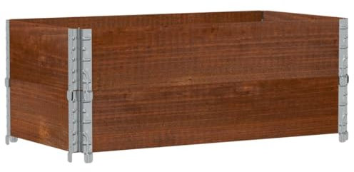 Eleganz Massiver Kiefernholz Pflanzkasten 100x50 cm - Gartenpflege, Langlebig & Natürlich - Ideale Lösung für Balkon und Terrasse