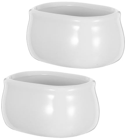 ULTECHNOVO 2piezas Porta Bolsas De Azúcar De Porcelana Soporte Para Sobres De Azúcar Cuenco Pequeño Para Mojar Para Fiestas Casa o Oficina
