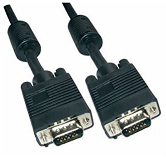 Watio Wave VGA-Kabel – 15 m langes Kabel Typ M-M, ideal für den Anschluss von Monitoren an Computer, überträgt Video in hoher Qualität