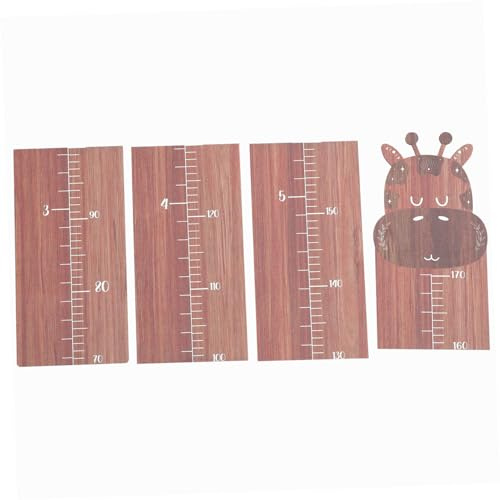 FRCOLOR 1 Satz Holz Wachstumsmesslatte für Kinderzimmer Niedliches Giraffen Design Wanddeko für Robust und Langlebig zur Wachstum