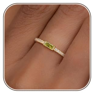 ZOERAY Ringe Gold für Damen Wasserfest mit Geburtsstein 18K Vergoldete Ring | Damenring Zirkonia,Stapelbare Rings mit Stein Amethyst Aquamarin,Edelstein Ringe Frauen, Verlobungsringe Geburtstag Geschenke