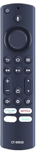 TNNBNT CT-95018 for Toshiba Fire TV Edition Smart TV Alexa Telecomando vocale 40C350KU 43C350KU 50C350KU 55C35