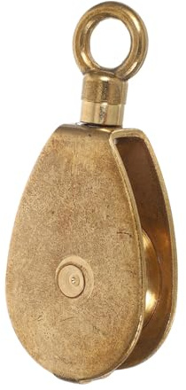 Toyvian Boat Pulley Block Single Bearing Flagpole Accessory Compact Pulley for Easy Installation and Long Term Sea Use