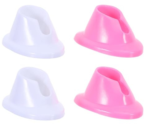 Espositore per Unghie 8 Pezzi in Silicone, Supporto | Anti-spill, Supporto Stabile, Uso Salone e Personale, per Design Unghie e Presentazione