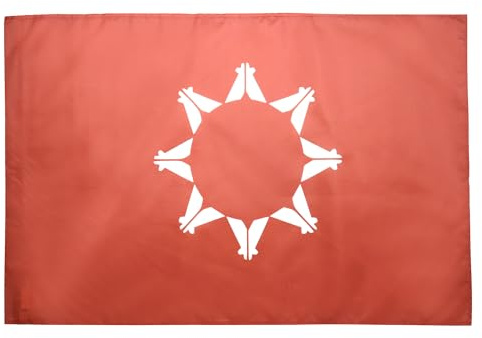AZ FLAG Flagga Oglala Sioux-stammen 90x60 cm 100D Polyester Stångficka