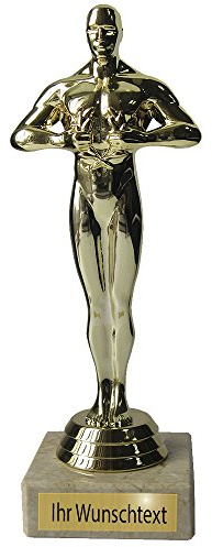 Larius Siegerfigur Victory inkl. Gravur Ihr Wunschtext auf Marmorsockel, Geschenk mit Ihrem persönlichen Wunschtext graviert. (Geschenk