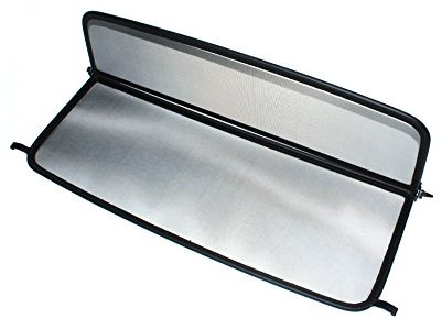 GermanTuningParts Windschott für Ford Mustang 5 (2005-2014) - Klappbar - mit Schnellverschluss - Schwarz | Windabweiser | Windblocker | Wind deflector