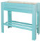 Wagner GreenFAMILY - Huerto Urbano/Cama elevada - GreenBOX Light - Madera Blanda, Madera Maciza FSC®, Aqua Splash/Turquesa, 70 x 83 x 34,5 cm, balda, Incl. Bolsa - 25027001