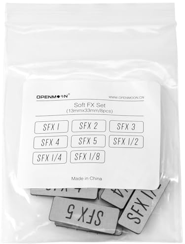 OPENMOON Filtertaggar mjuk FX-set (13 mm x 33 mm 8 st)