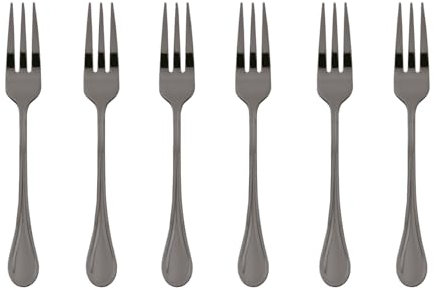 SAMBONET - Confezione Regalo 6 Forchette Dolce Royal Pvd 2Black