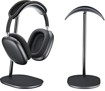 BENKS Support Casque, Porte Casque Compatible avec Toutes Les Tailles De Casque, Durable, Support De Bureau Stable et Cadeau De Grande Valeur,Noir
