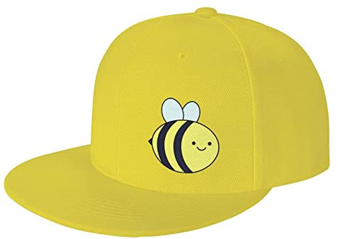 972 Herren Baseballkappe Süße Biene Vintage Basecap Verstellbar Snapback Mütze Klassische Trucker-Kappe Schirmmütze Für Sport, Draußen, Laufender