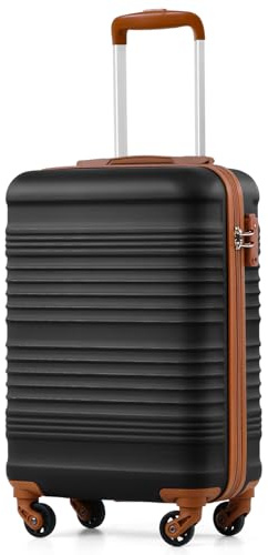COOLIFE Cabin Suitcase 55x35x20cm Ryanair Cabin Bag ABS+PC Hard Shell TSA
