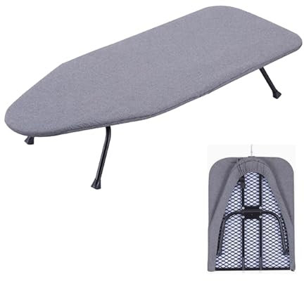 Planche a Repasser Pliante de Bureau Planche a Repasser Rétractable pour la Maison Rangement Pratique et Stable, Adaptée a Touss Les Vêtements