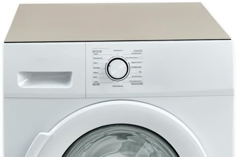 Tabletop rutschfeste Waschmaschinen-Auflage einfarbig beige 60 x 60 cm - zuschneidbar