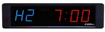 TIEOAXFT Minuterie d'intervalle LED télécommandée programmable(GI2G-1R-blueband)