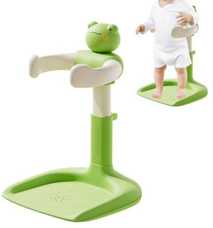 Babybad stående dusch PVC justerbar ställ, 2 800 g robust hållare med en halkfri bas, barnduschstöd för 0–36 månader barn | hemmabadhjälp, föräldrar – spädbarnsvård, babytvätt
