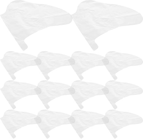 LIFKOME 1000 Stück Thermische Einweg fußbad socken Transparente Plastik fußmasken mit Langem Schaft Wasserdichte Feuchtigkeitsschutzbeutel für Fußpflege Anti geruch Geeignet für Spa und