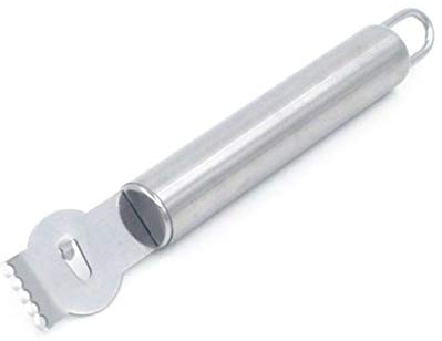 T-MEKA Peeler per Frutta in Acciaio Inossidabile Strumento Professionale di pelure al Limone Arancione Kitchen Craft – Rigalimoni Professionale con Manico Corto Ovale Acciaio Inossidabile