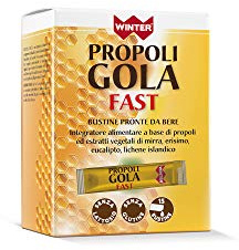 GDP Integratore Alimentare Winter Propoli Gola Fast, 15 Bustine