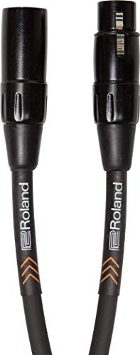 Roland RMC-B20 - Symmetrical microphone cable with high-quality XLR connectors (XLR 3-pin female/XLR 3-pin male at 6.00m) - in black