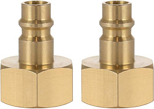 Poppstar 2x Druckluft-Stecknippel NW 7,2 mit 1/2 Zoll Innengewinde für Druckluft-Anschluss