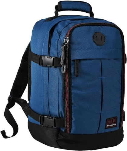 Metz for Ryanair Cabin Bags 40x20x25 Underseat Cabin Bag for EasyJet, Ryanair, Wizz Air & More Travel Backpack for Airline Under Seat Carry-Ons, Recycled Polyester, Compression, Durable Hand Luggage