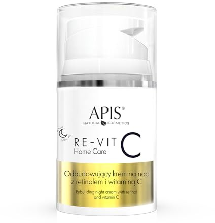 Apis RE-VIT HOME CARE Crema notte rigenerante - 50 ml - con vitamina C e retinolo, idratante, anti-aging