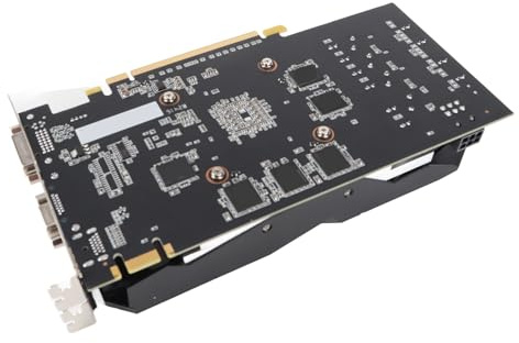 VBESTLIFE GTX 550Ti Grafikkarte, 6GB 192BIT GDDR5 3400MHz Frequenz Dual Fan Gaming Grafikkarte für DirectX 11 API und CUDA 3.0, für PC Computer