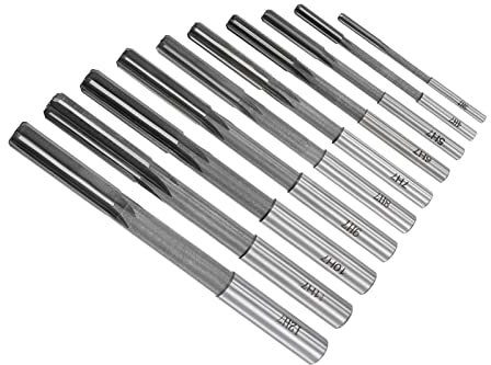 CoCud Mandrino Alesatori Set, 3mm 4mm 5mm 6mm 7mm 8mm 9mm 10mm 11mm 12mm Diametro H7, Fresatura Taglierina per Tornio Foratura Macchina, 10-Pezzi