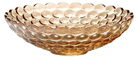 JUNYFFF Corbeille À Fruits en Bol Décoratif, Diamètre 30Cm, Verre en Cristal Coupe De Fruits Ménage Maison Créative Table Basse Pot De Bonbons Salon Moderne Maison Créative,D