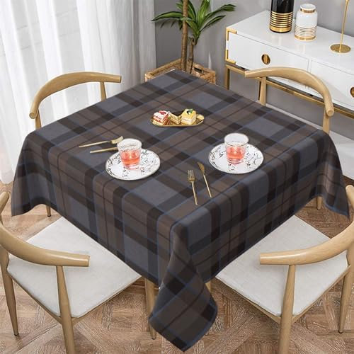 Tischdecken, 152 cm, waschbare Tischdecke, Tischdecken für Küche, Esszimmer, Party,Outlander Fraser Tartan Plaid