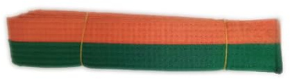 Pandiui23 Professioneller Taekwondo-Karate-Judo-Gürtel, doppelte Umwicklung, Kampfkunst, Streifen, Sportgürtel