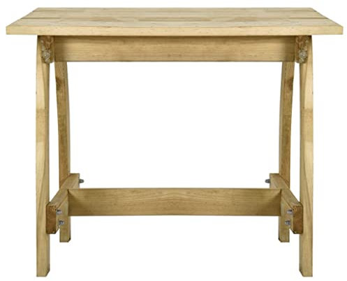 HETFTJN Bierzelttisch Stehtisch Outdoor Biertischgarnitur Terrassentisch - Gartentisch 110x74x75 cm Imprägniertes Kiefernholz für Aufenthaltsraum Garten Terrasse Balkon