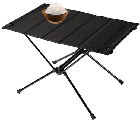 Flkiglm fällbart campingbord – campingbord av aluminiumlegering | robust fällbord för utomhusbruk med bärväska för, grillning, resor, terrass, picknick
